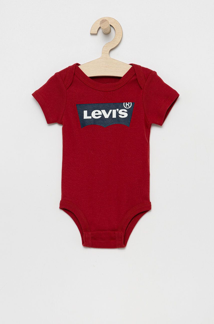 Levi's Body za dojenčka bela barva - Pepit.si