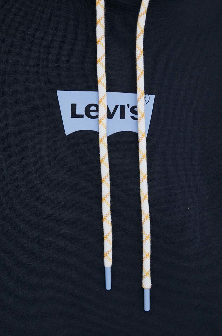 Levi's Bombažen pulover moška rumena barva - Pepit.si