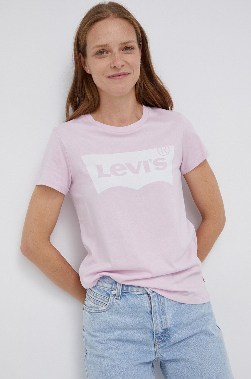 Levi's Bombažen t-shirt - Pepit.si