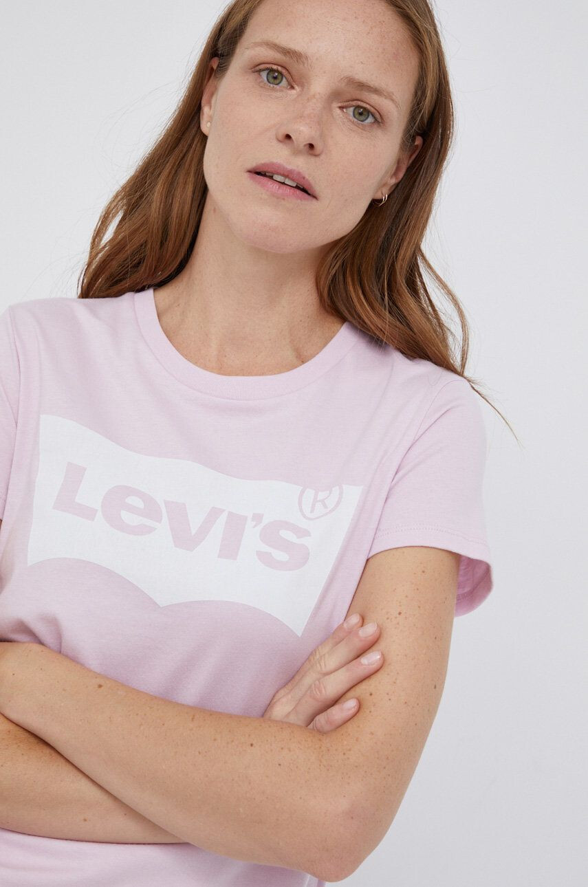 Levi's Bombažen t-shirt - Pepit.si