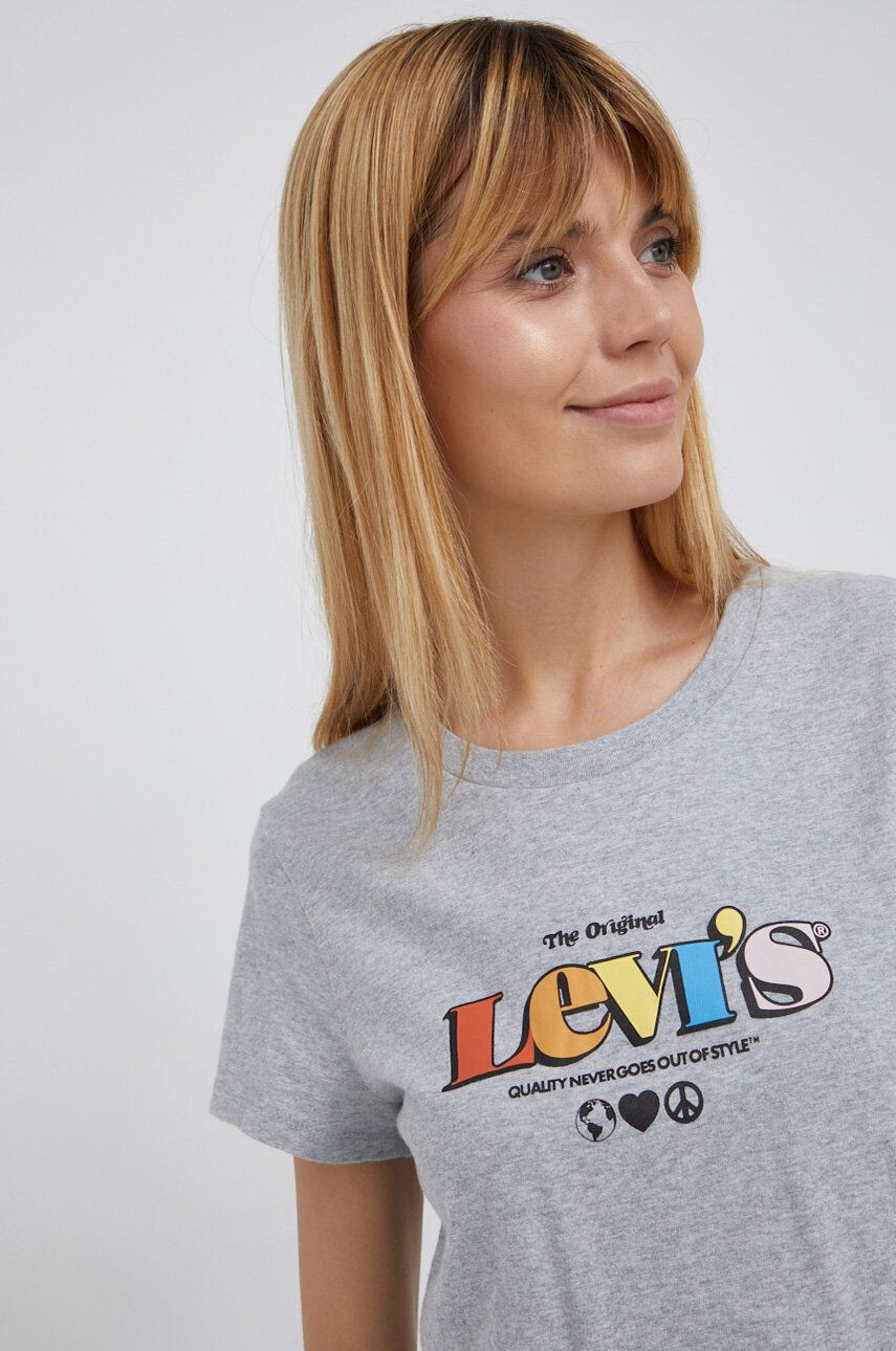 Levi's Bombažen t-shirt - Pepit.si