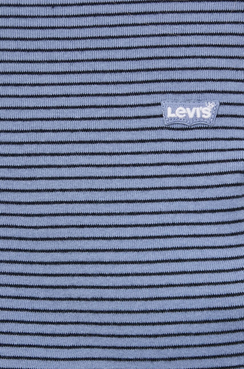 Levi's Bombažen t-shirt modra barva - Pepit.si