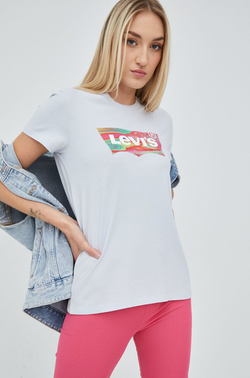 Levi's Bombažen t-shirt - Pepit.si