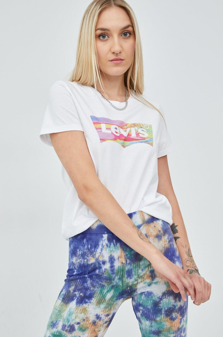 Levi's Bombažen t-shirt - Pepit.si