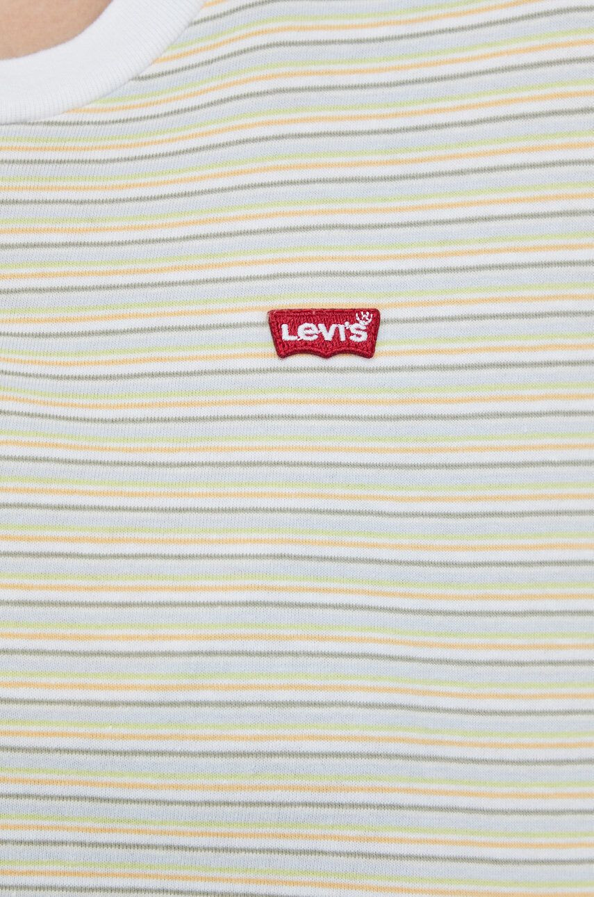 Levi's Bombažen t-shirt rumena barva - Pepit.si