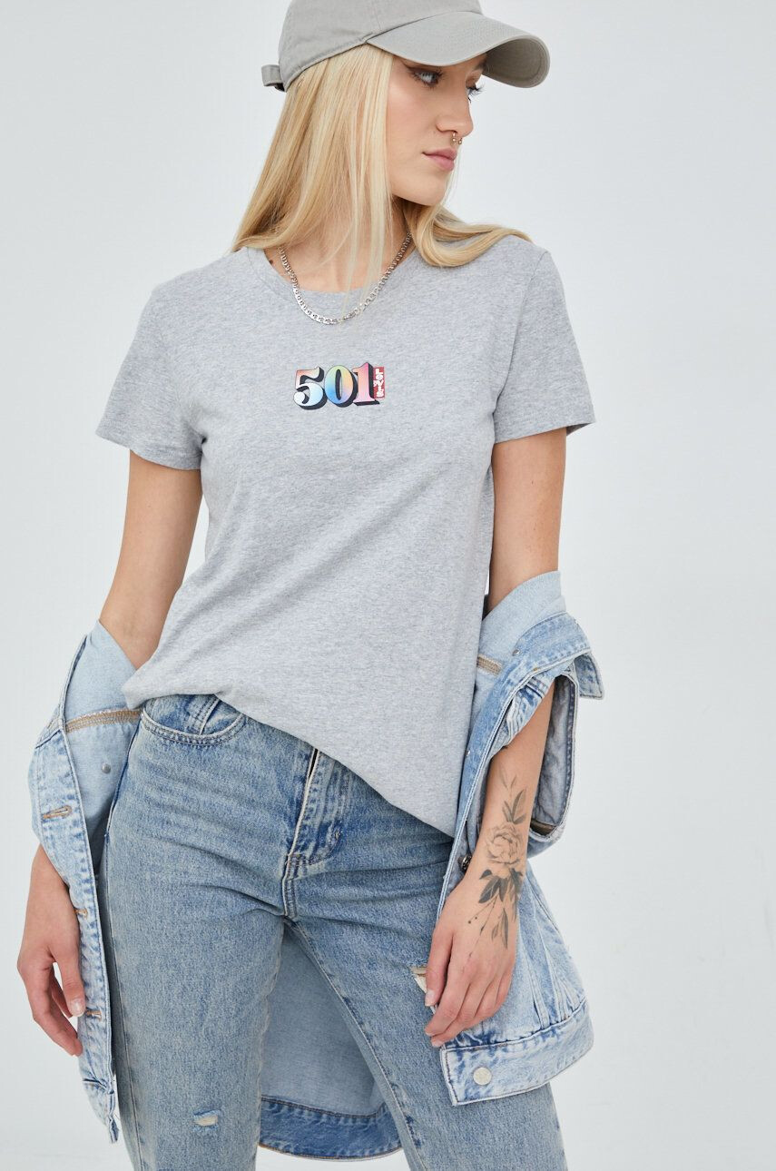 Levi's Bombažen t-shirt - Pepit.si