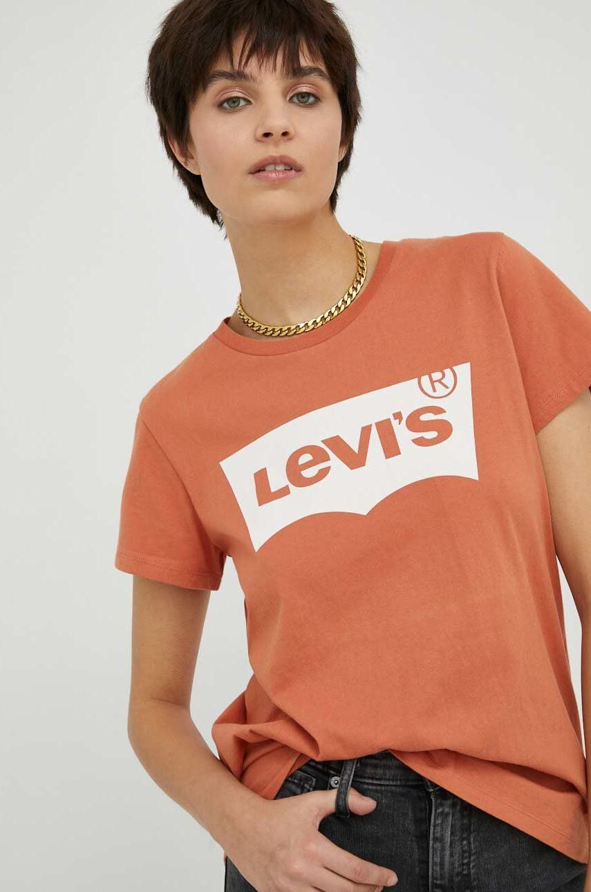 Levi's Bombažna kratka majica - Pepit.si