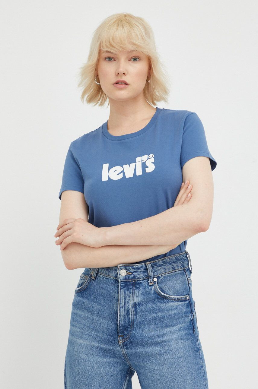 Levi's Bombažna kratka majica - Pepit.si