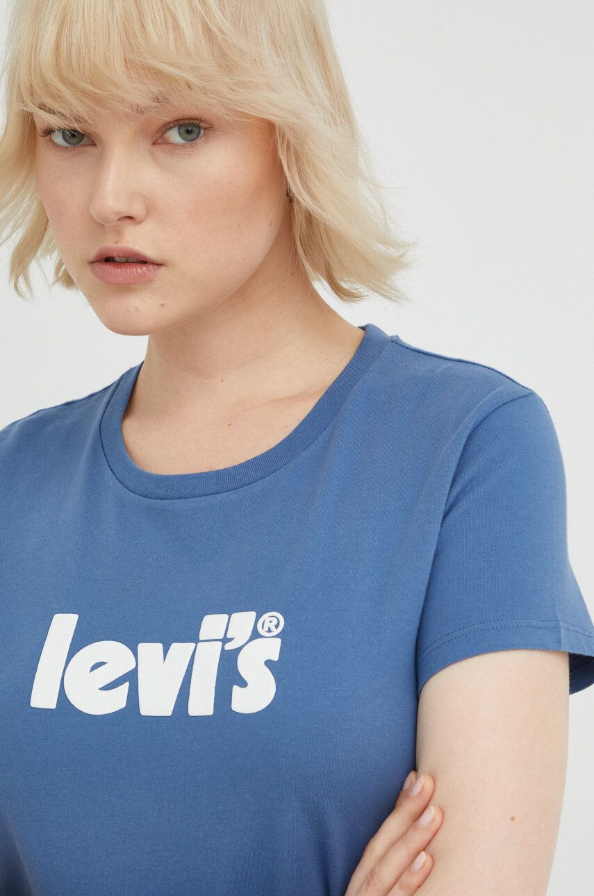 Levi's Bombažna kratka majica - Pepit.si