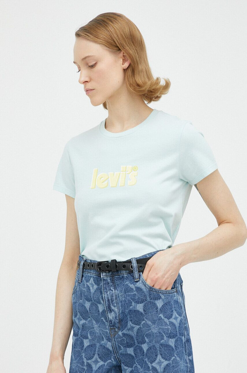 Levi's Bombažna kratka majica - Pepit.si