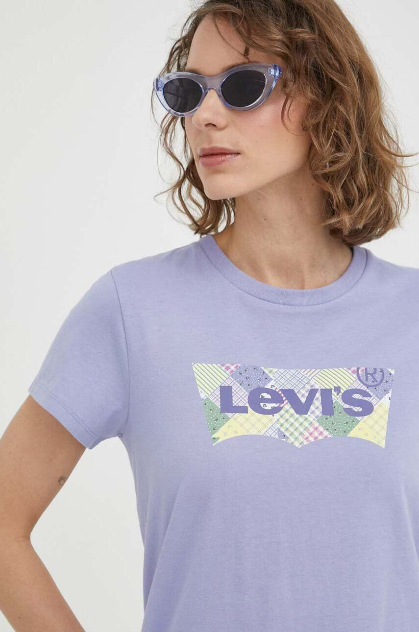 Levi's Bombažna kratka majica - Pepit.si