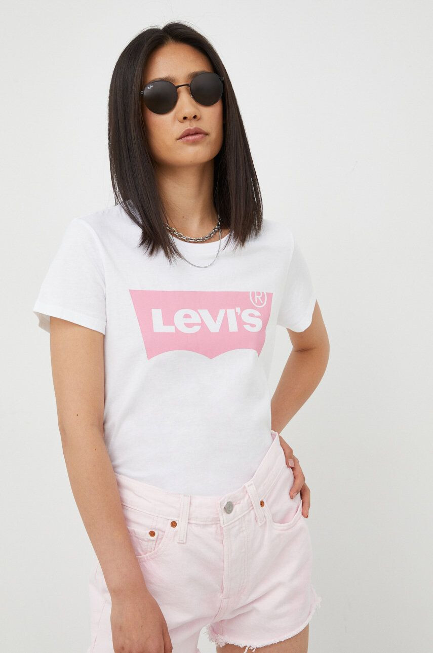 Levi's Bombažna kratka majica - Pepit.si