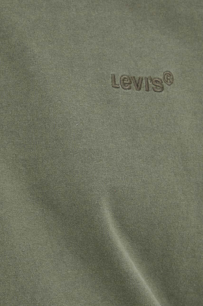 Levi's Bombažna kratka majica oranžna barva - Pepit.si