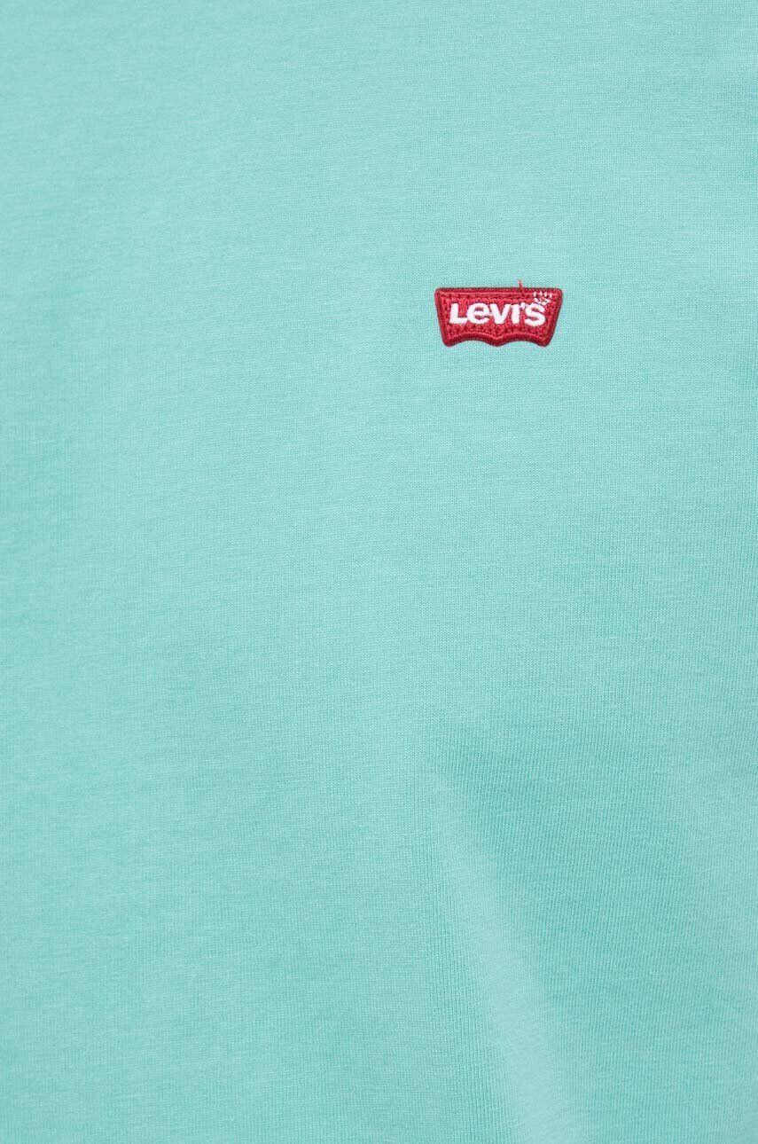 Levi's Bombažna kratka majica bela barva - Pepit.si