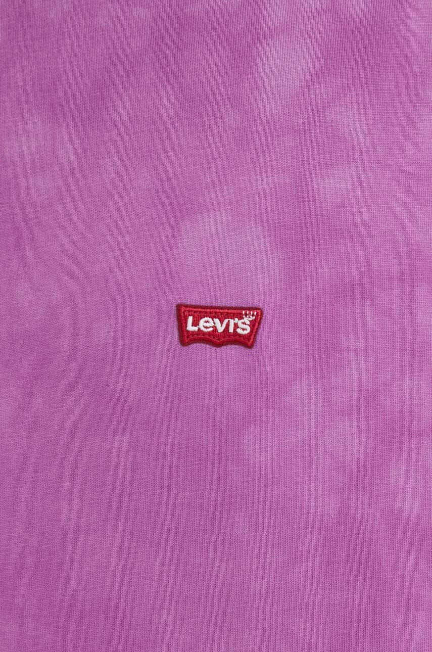 Levi's Bombažna kratka majica oranžna barva - Pepit.si