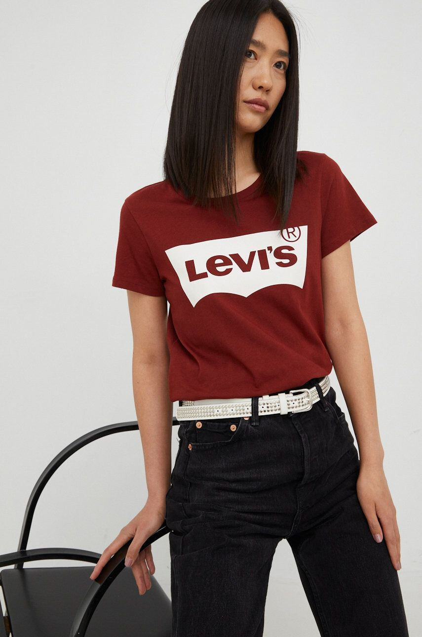 Levi's Bombažna kratka majica - Pepit.si