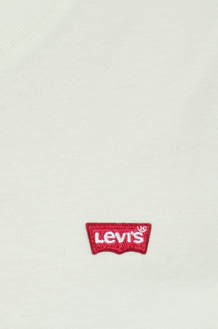 Levi's Bombažna kratka majica zelena barva - Pepit.si