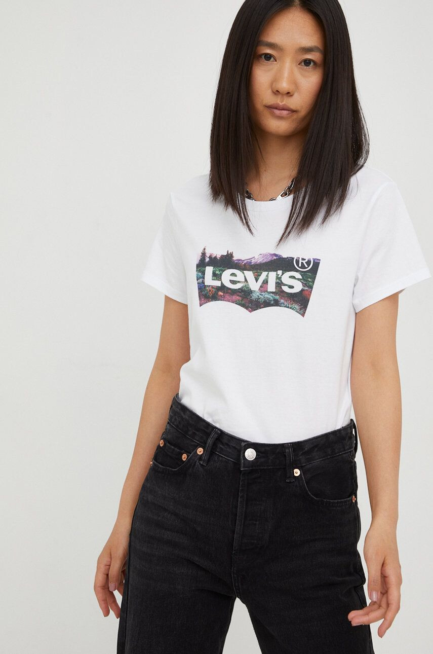 Levi's Bombažna kratka majica - Pepit.si