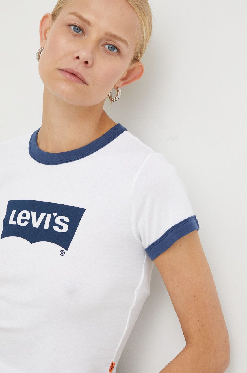 Levi's Bombažna kratka majica - Pepit.si