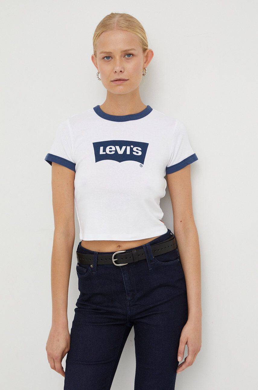 Levi's Bombažna kratka majica - Pepit.si