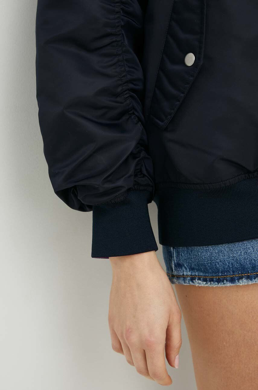 Levi's Bomber jakna ženski mornarsko modra barva - Pepit.si