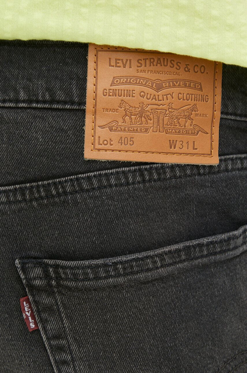 Levi's Jeans kratke hlače ženski črna barva - Pepit.si