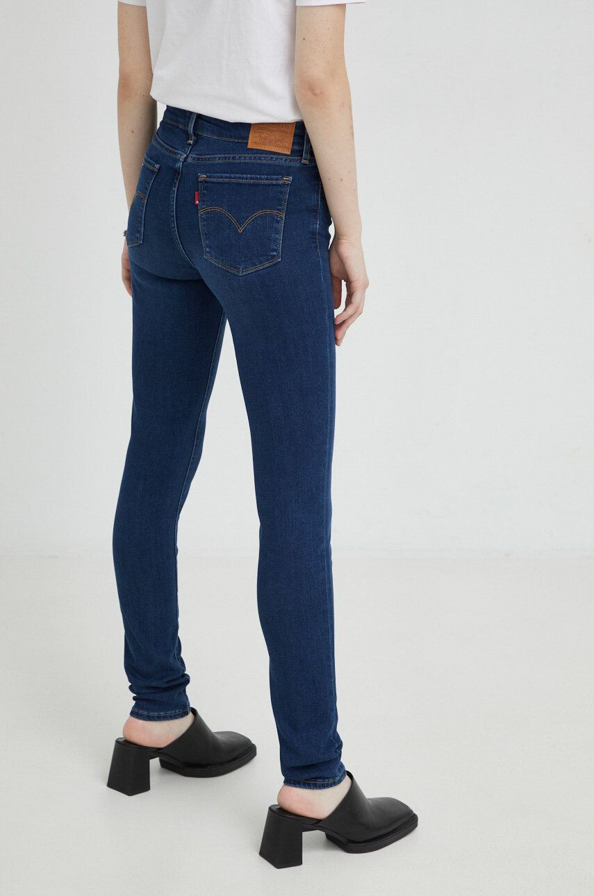 Levi's Kavbojke 711 Skinny ženske - Pepit.si