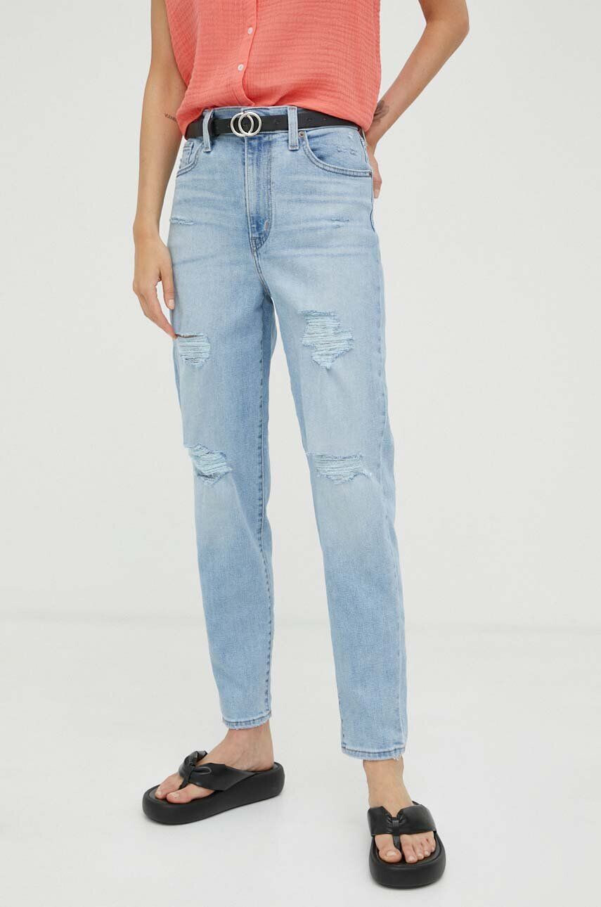 Levi's Kavbojke HIGH WAISTED MOM JEAN ženske - Pepit.si