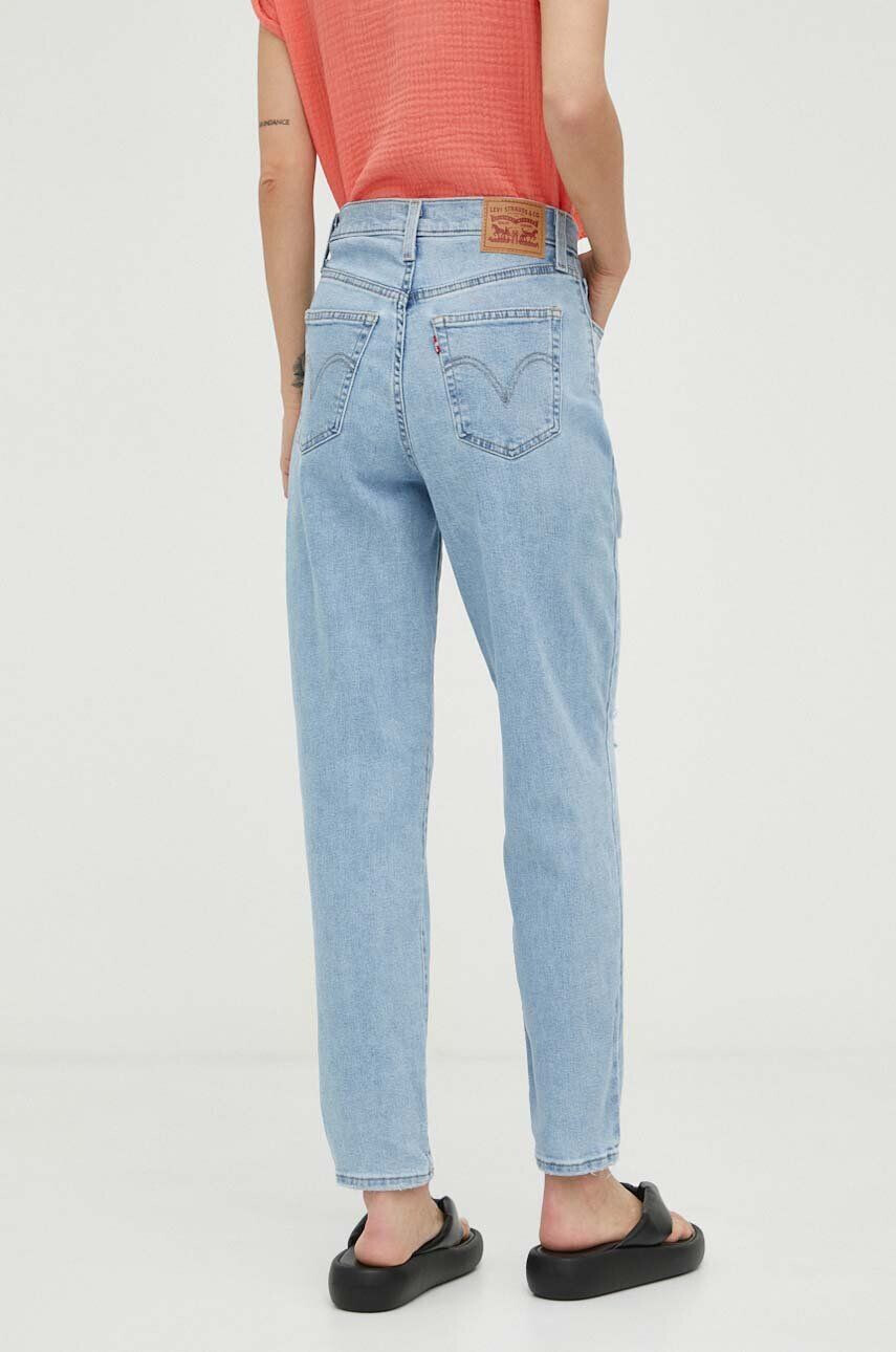 Levi's Kavbojke HIGH WAISTED MOM JEAN ženske - Pepit.si