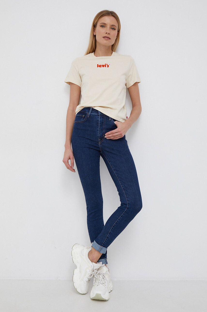 Levi's Kavbojke Mile High Super Skinny žensko - Pepit.si