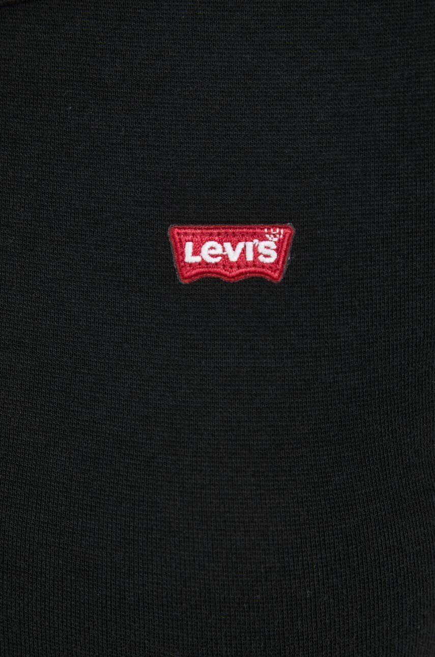 Levi's Kratka majica ženski črna barva - Pepit.si