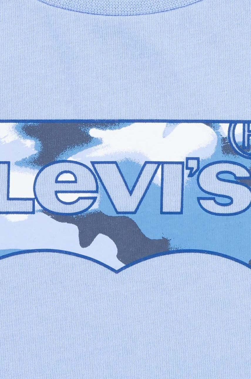 Levi's Otroška bombažna kratka majica - Pepit.si