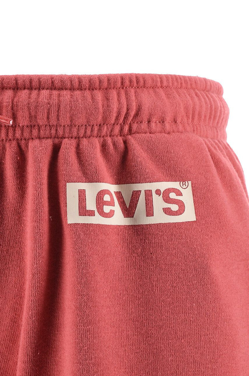 Levi's Otroški spodnji del trenirke rdeča barva - Pepit.si