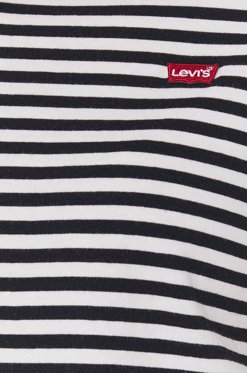 Levi's T-shirt ženski črna barva - Pepit.si