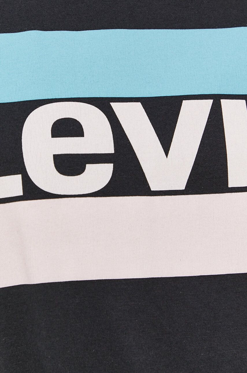 Levi's T-shirt črna barva - Pepit.si