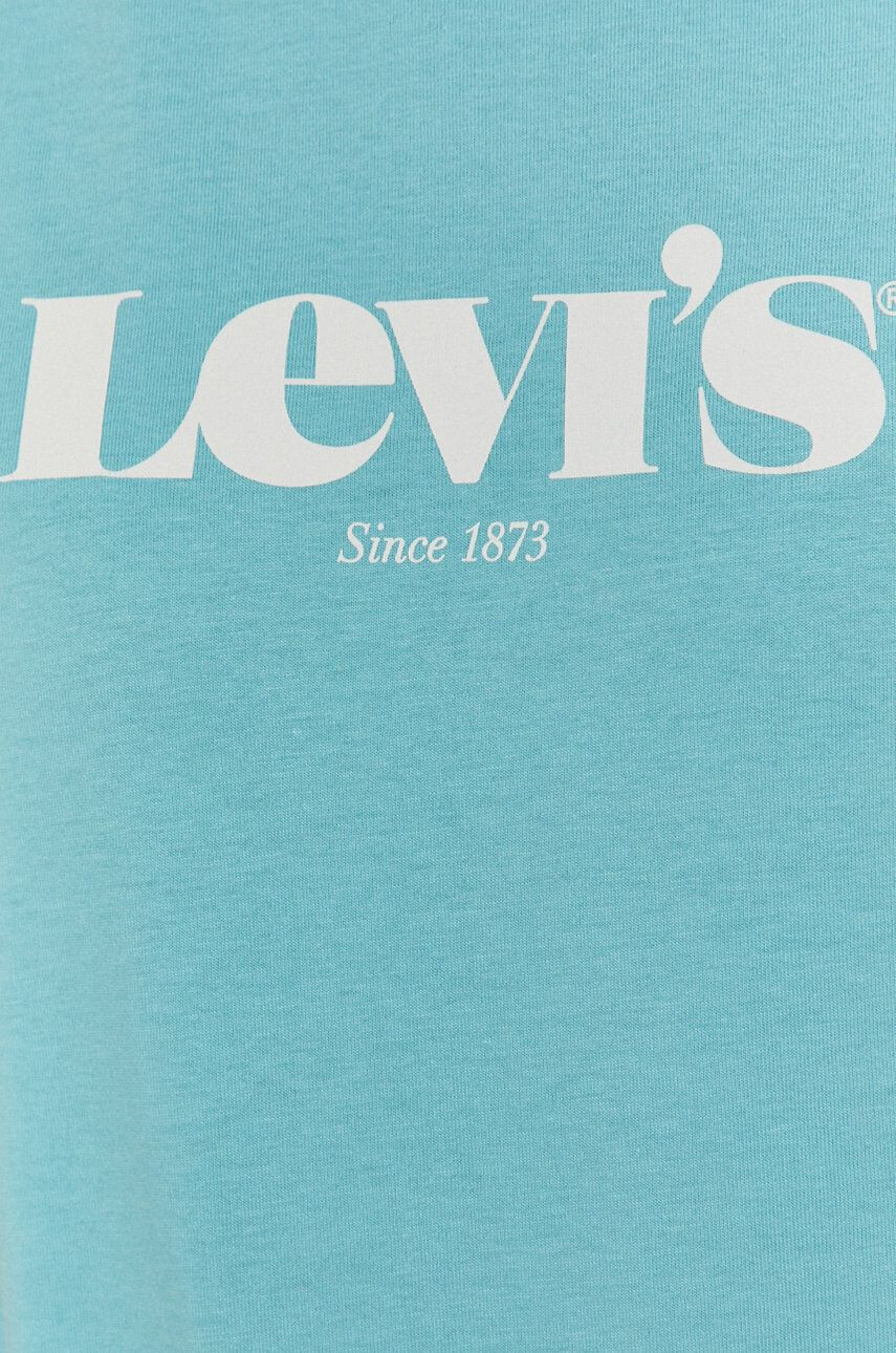 Levi's T-shirt modra barva - Pepit.si