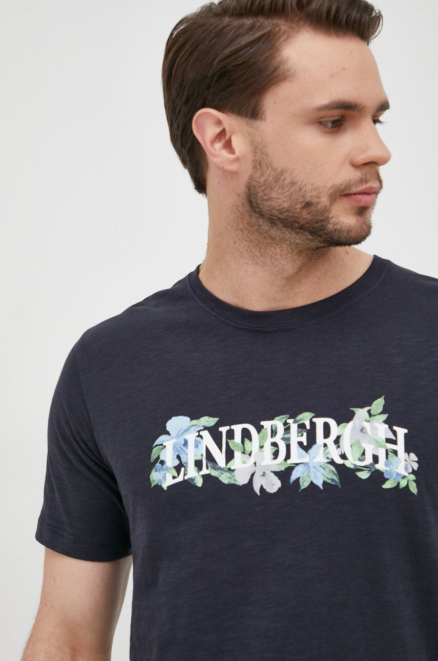 Lindbergh Bombažen t-shirt - Pepit.si