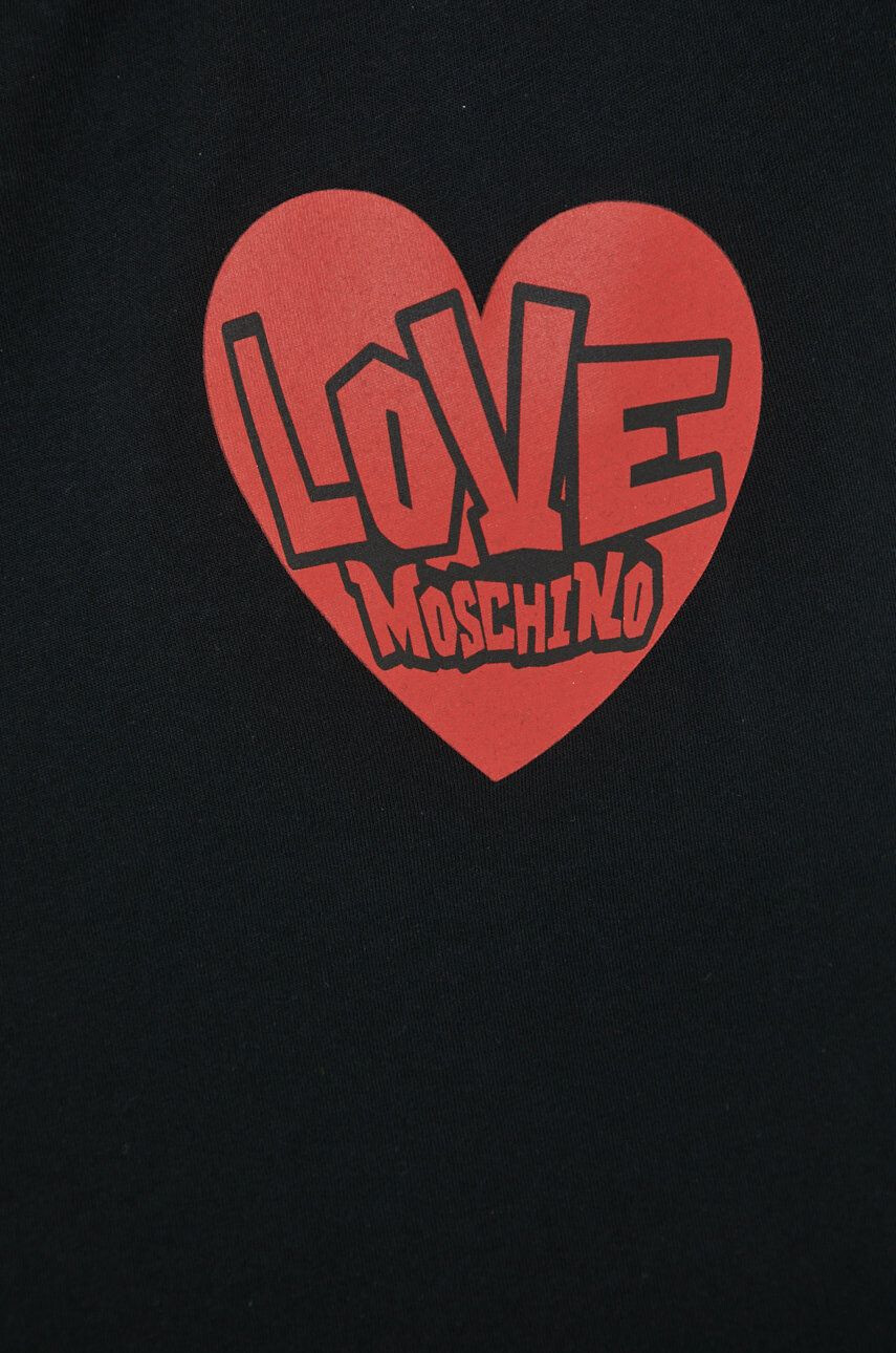 Love Moschino Bombažna kratka majica - Pepit.si