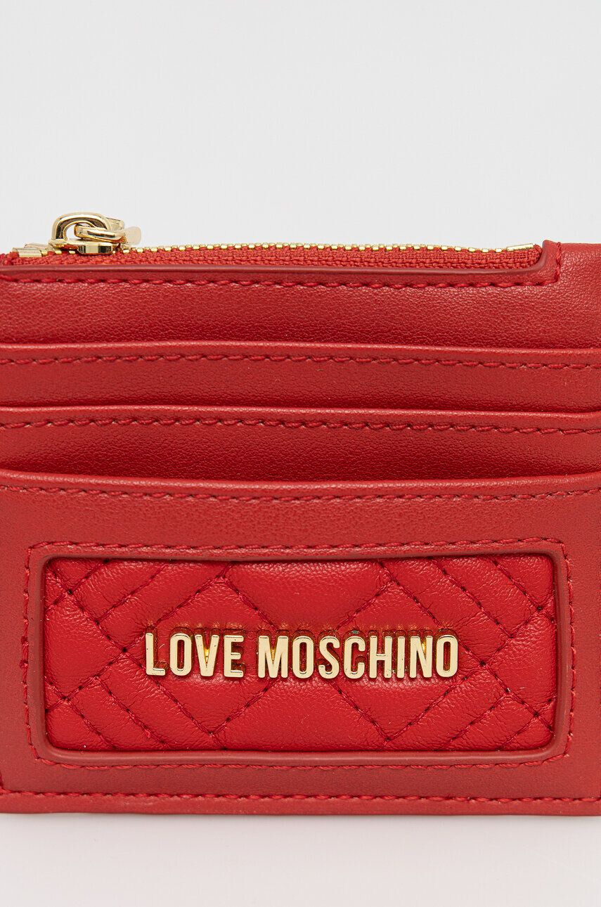 Love Moschino Denarnica ženski rdeča barva - Pepit.si