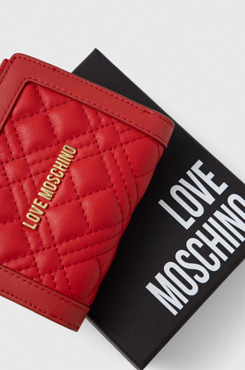 Love Moschino Denarnica ženski črna barva - Pepit.si