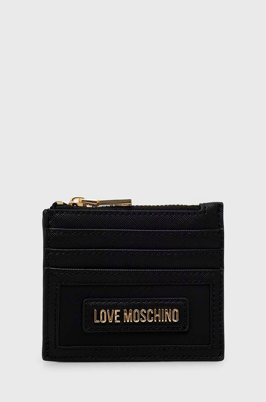 Love Moschino Etui za kartice rdeča barva - Pepit.si