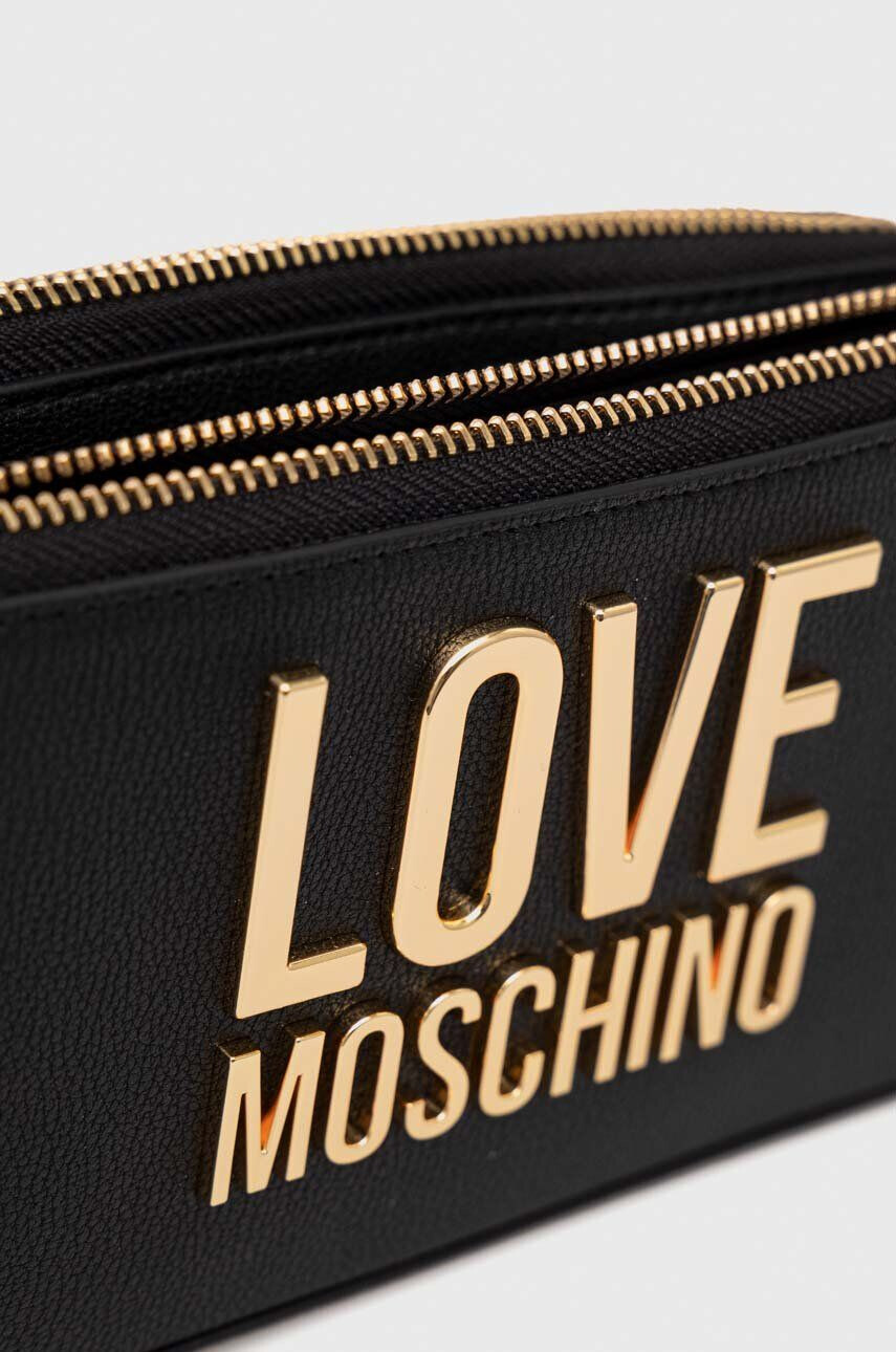 Love Moschino Torbica črna barva - Pepit.si