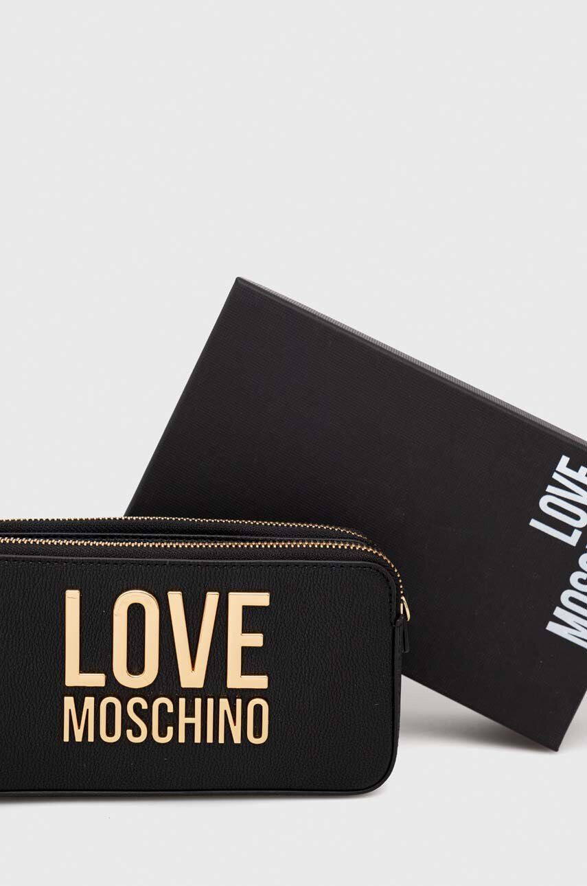 Love Moschino Torbica črna barva - Pepit.si