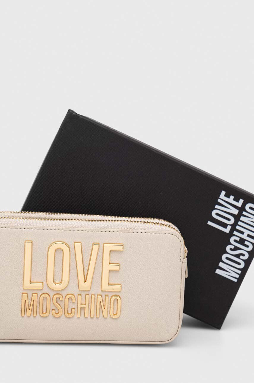 Love Moschino Torbica bež barva - Pepit.si