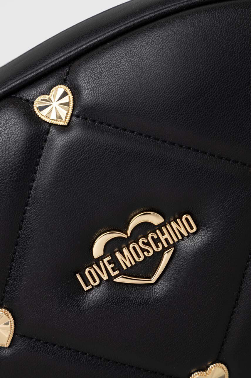 Love Moschino Torbica črna barva - Pepit.si