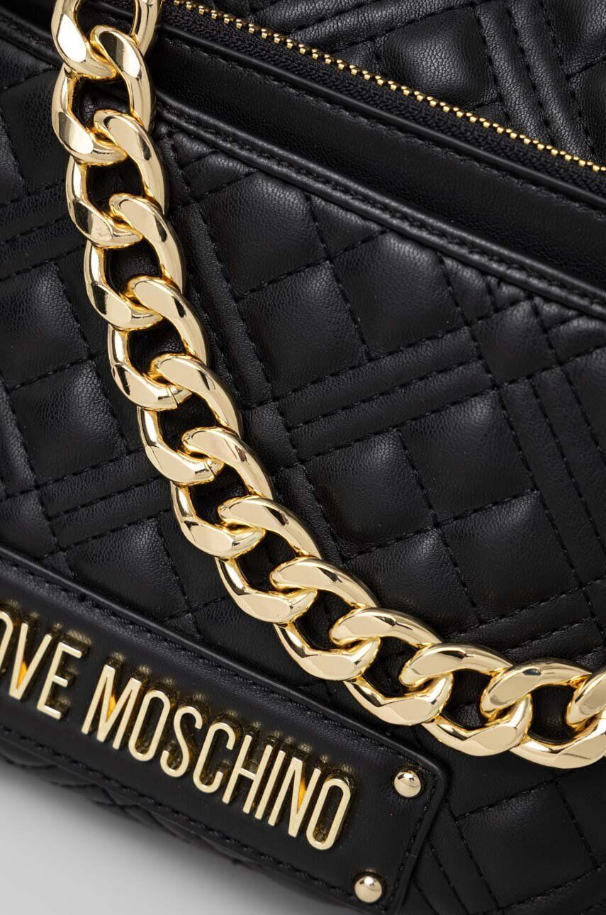 Love Moschino Torbica črna barva - Pepit.si