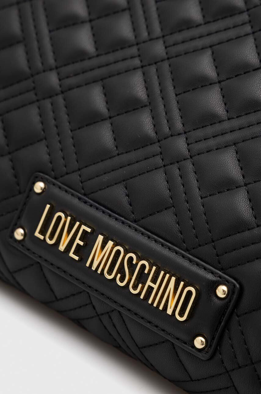 Love Moschino Torbica črna barva - Pepit.si