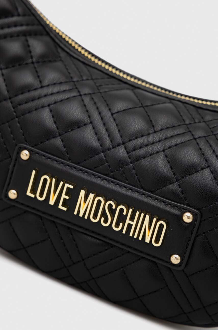 Love Moschino Torbica črna barva - Pepit.si