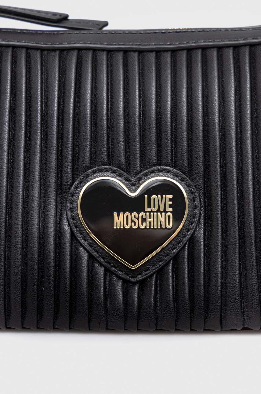 Love Moschino Torbica črna barva - Pepit.si