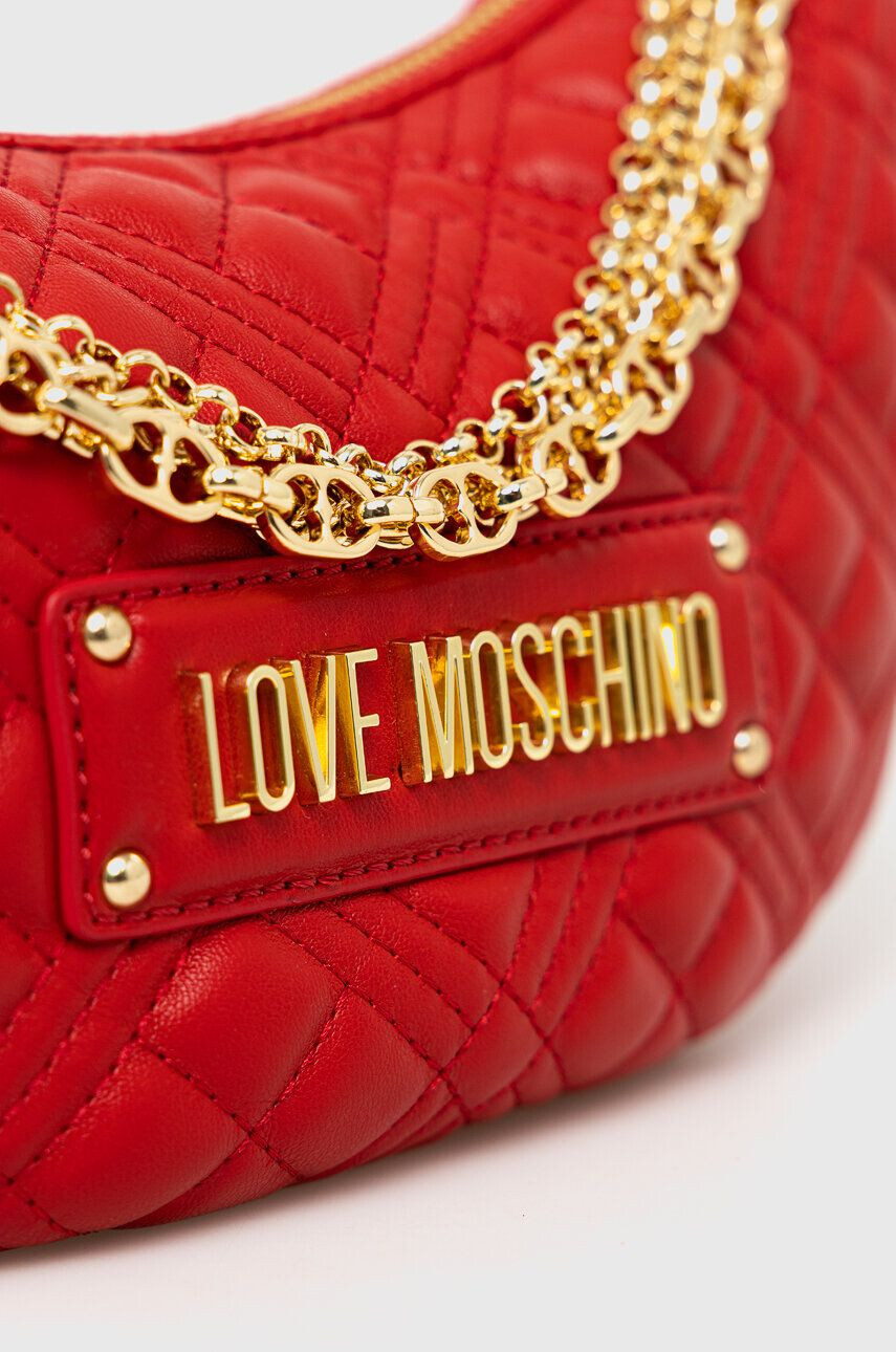 Love Moschino Torbica rdeča barva - Pepit.si